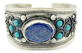 Silver and Turquoise Cuff Bracelet