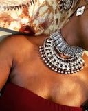 Silver Fashion Choker Necklace