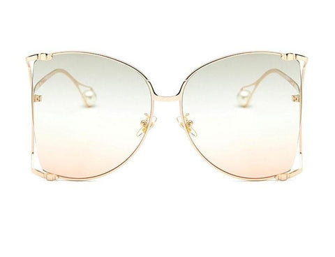 Clear and Pearl Sunglasses